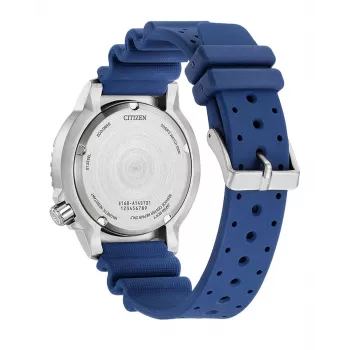 CITIZEN Promaster Diver Eco-Drive herenhorloge BN0168-06L 44mm blauwe wijzerplaat blauwe polyurethaan band