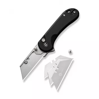 CIVIVI Elementum Utility aluminium zwart mes D2