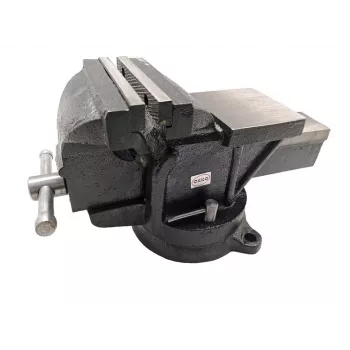 Bankschroef met aambeeld VG135 100 mm werkbankschroef met 360° draaischijf