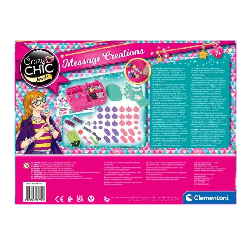 Clementoni Crazy Chic sieradenworkshop met letters 18772