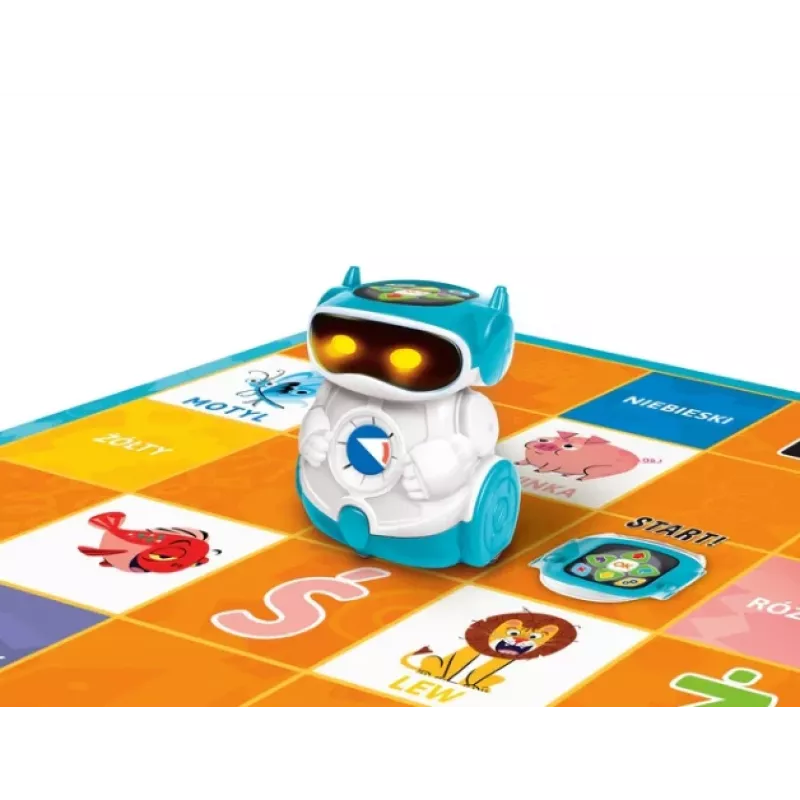 Clementoni DOC leerrobot voor kinderen, Poolse taal, vanaf 5 jaar, STEM-programmeerspeelgoed
