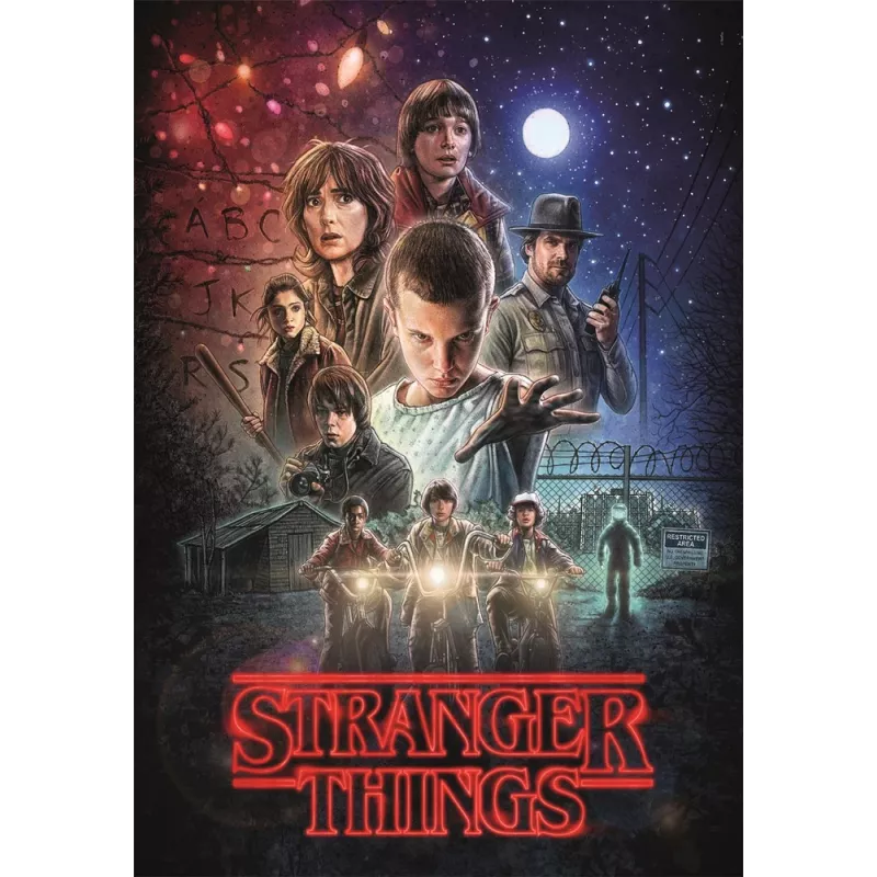 Clementoni puzzel 1000 Netflix Stranger Things Season 1 Poster