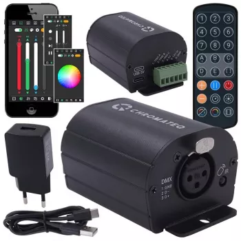 Chromateq CLUB 512 DMX-controllerinterface met afstandsbediening