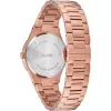 CLUSE Minuit dameshorloge 33 mm roségoud RVS mesh