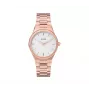 CLUSE Minuit dameshorloge 33 mm roségoud RVS mesh