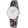 CLUSE Minuit dameshorloge 33 mm roségoud roestvrijstaal mesh