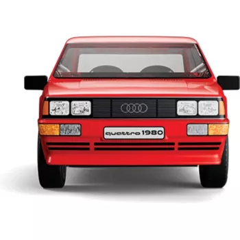 Cobi Audi Quattro 1980 rood schaal 1:35