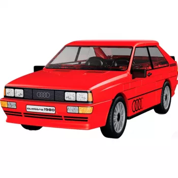 Cobi Audi Quattro 1980 rood schaal 1:35