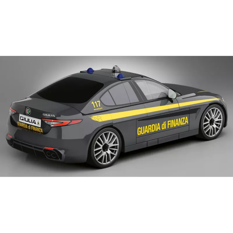 Cobi bouwstenenmodel Alfa Romeo Giulia Quadrifoglio Guardia di Finanza 1:35