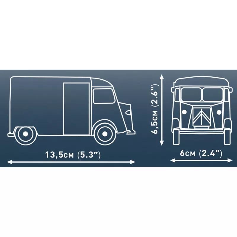 COBI Citroen Type H 1:35 bouwstenenset (246 onderdelen)