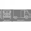 COBI Citroen Type H Service plastic modelbouwpakket 1:35