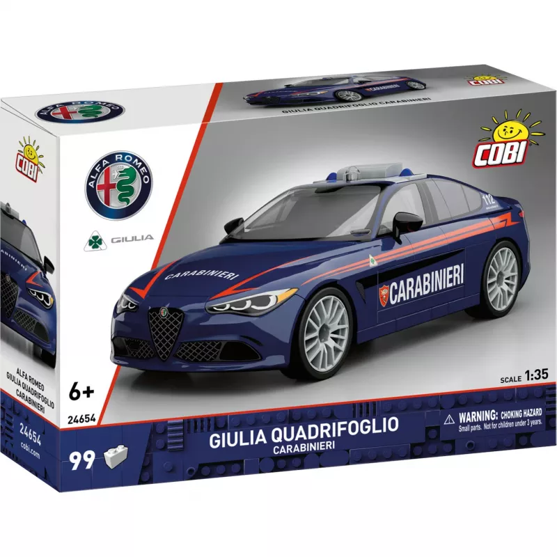 Cobi Giulia Quadrifoglio Carabinieri bouwstenenset 1:35