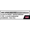 COBI HMS Upholder (P37) U-class Onderzeeboot 1:300 Schaal Model Bouwstenen Set 4862