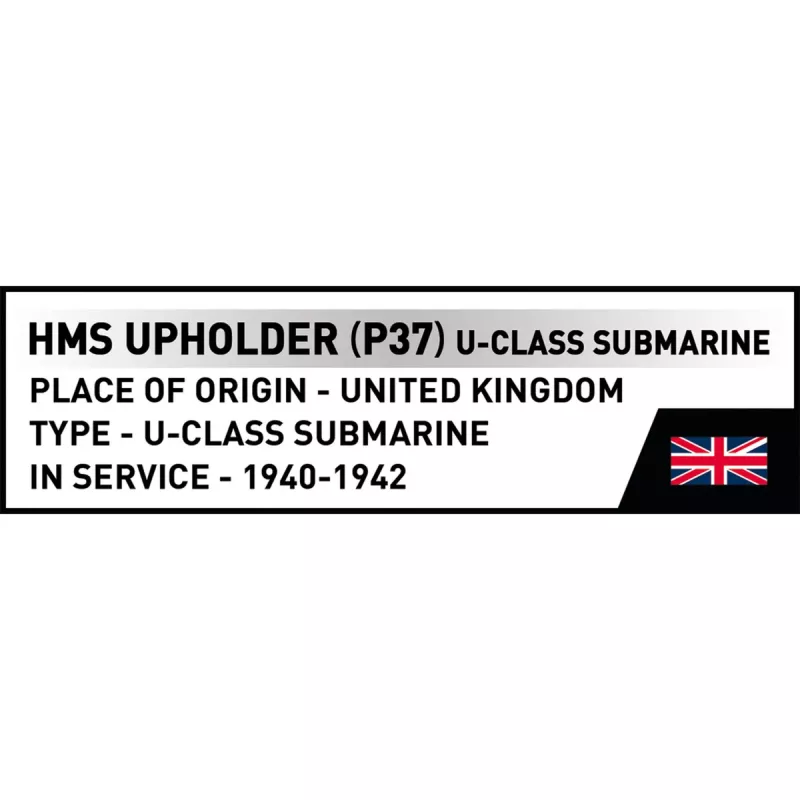 COBI HMS Upholder (P37) U-class Onderzeeboot 1:300 Schaal Model Bouwstenen Set 4862