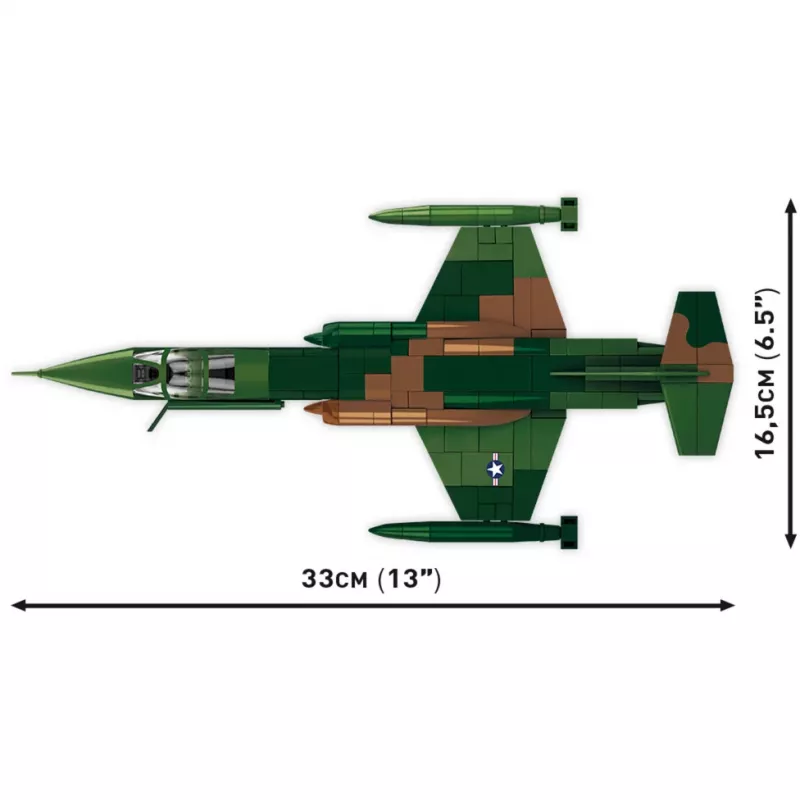 Cobi Lockheed F-104 Starfighter bouwstenenset (370 onderdelen)