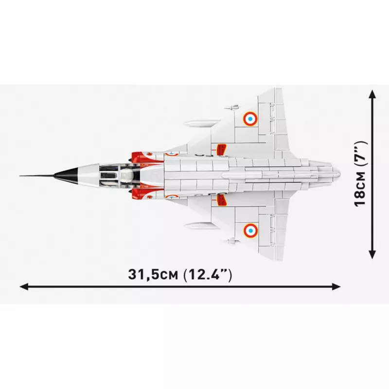 Cobi Mirage IIIC bouwset schaal 1:48 (560 onderdelen)
