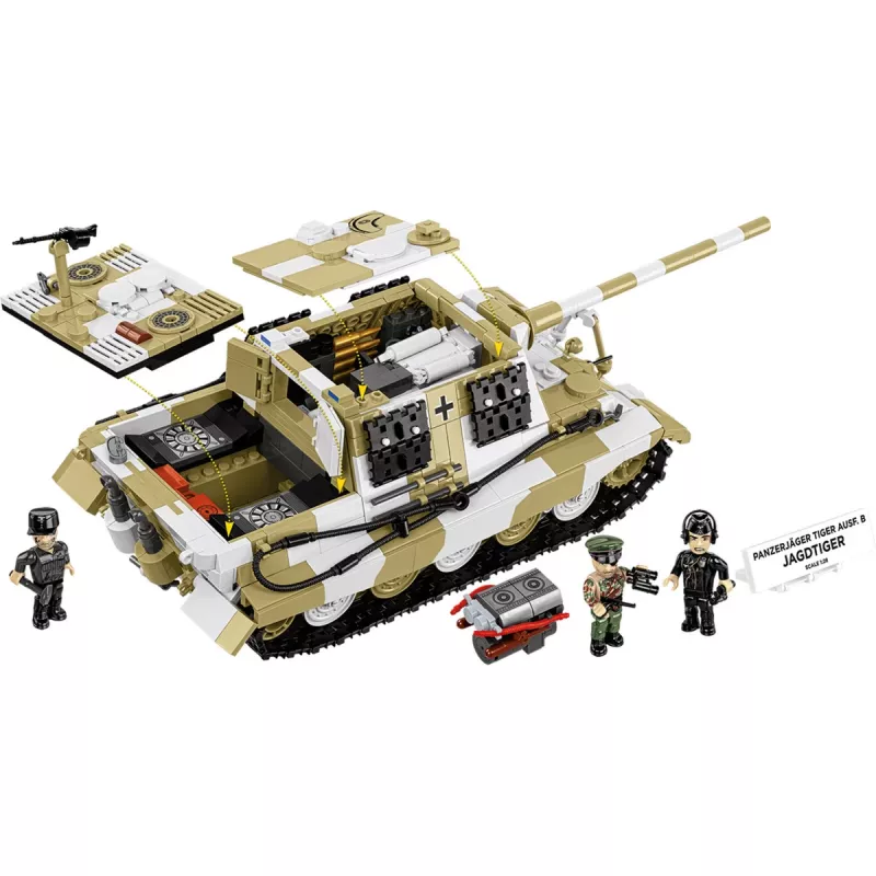COBI Panzerjäger Tiger Ausf. B Jagdtiger bouwstenenset (1371 onderdelen)