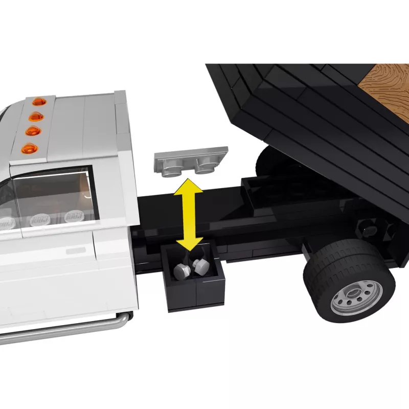 COBI RAM 3500 Dump Truck 1:35 schaal bouwstenenset