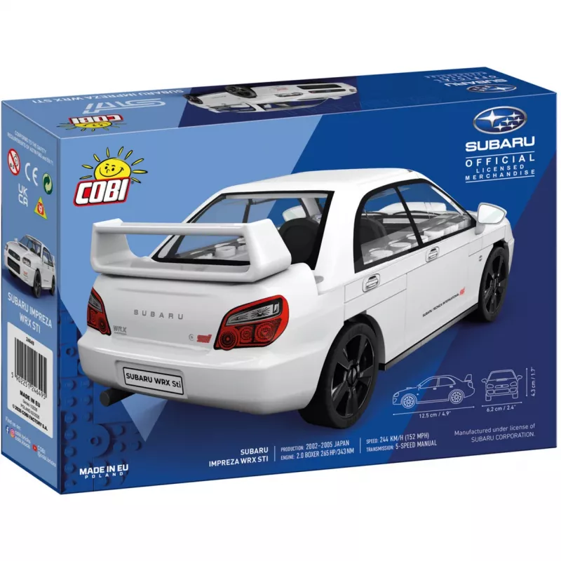Cobi Subaru Impreza WRX STI bouwsteenset (schaal 1:35, 255 onderdelen)