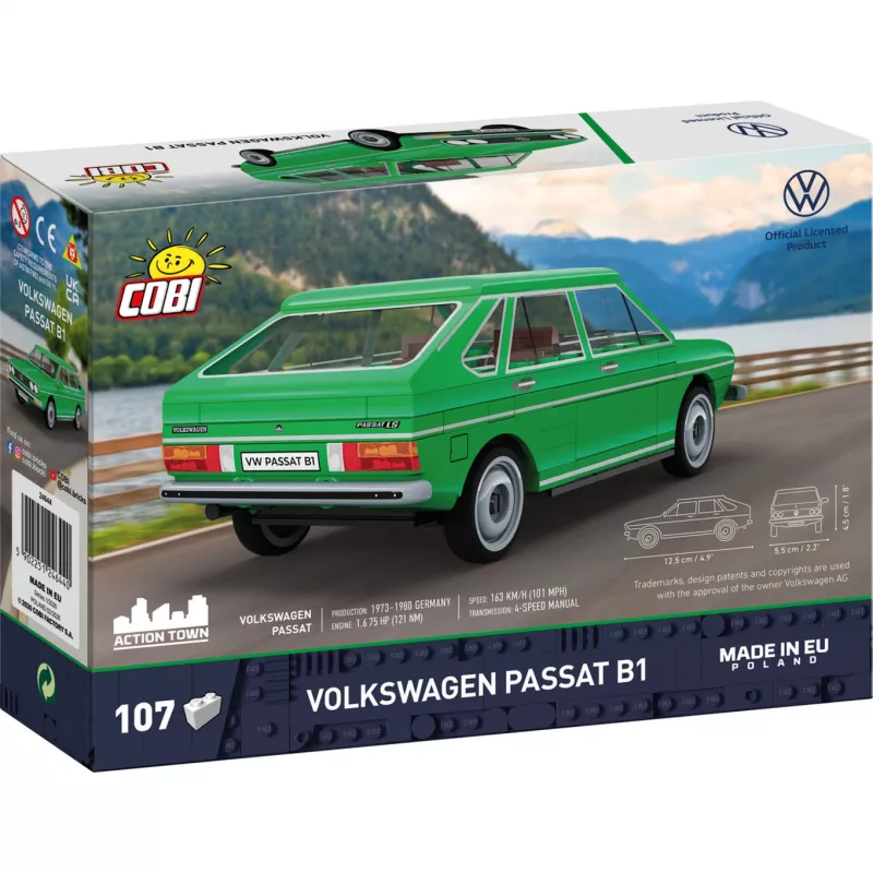 COBI Volkswagen Passat B1 (groen, schaal 1:35) bouwset
