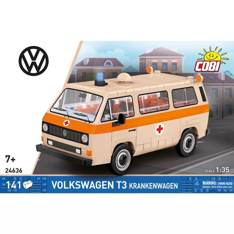 COBI Volkswagen T3 Ambulance plastic modelbouwpakket 1:35
