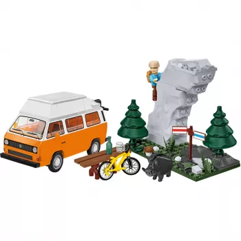 COBI Volkswagen T3 Camper Van 1:25 die-cast model - rood