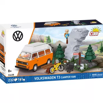 COBI Volkswagen T3 Camper Van 1:25 die-cast model - rood