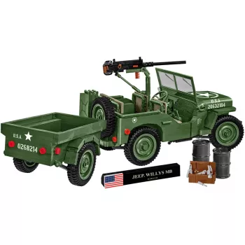 COBI Willys MB & Trailer Executive Edition bouwstenenset (400 onderdelen)