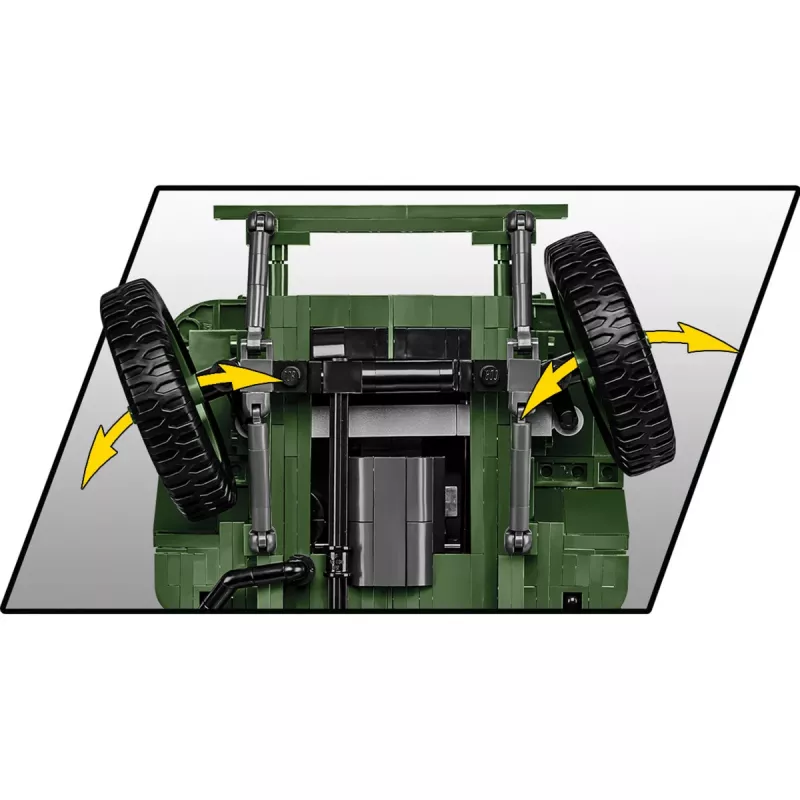 COBI Willys MB & Trailer Executive Edition bouwstenenset (400 onderdelen)