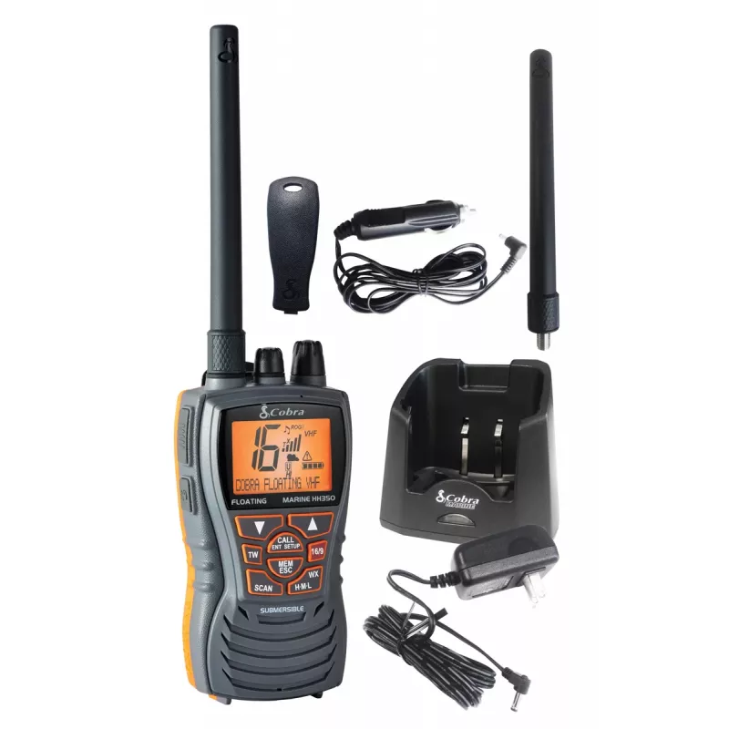 Cobra HH350 Marifoon VHF met Bluetooth en IPX7 Waterdicht