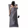 Cocoon CT44 Light Travel slaapzaklaken – rechthoekig, 220 x 90 cm, 100% katoen, Elephant Grey