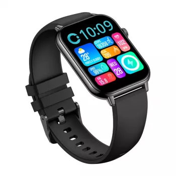 COLMI C28 smartwatch - zwart siliconen