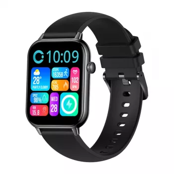 COLMI C28 smartwatch - zwart siliconen
