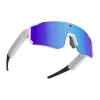 COLMI V06 AI witte sportzonnebril met blauwe glazen