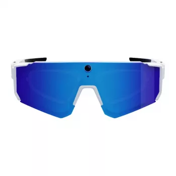 COLMI V06 AI witte sportzonnebril met blauwe glazen