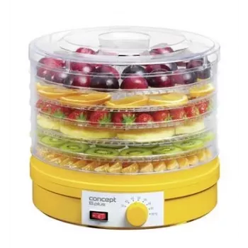 CONCEPT droogoven SO1015 – 5 plateaus, 245 W, wit