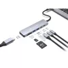 CONCEPTRONIC 573812 7-in-1 USB-C-dockingstation, HDMI, USB-C, 2x USB-A, 25 cm kabel, grijs