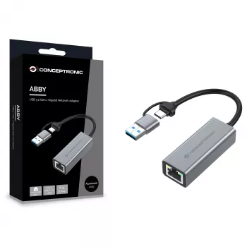 Conceptronic ABBY08G Gigabit USB 3.0 netwerkadapter