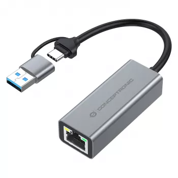Conceptronic ABBY08G Gigabit USB 3.0 netwerkadapter