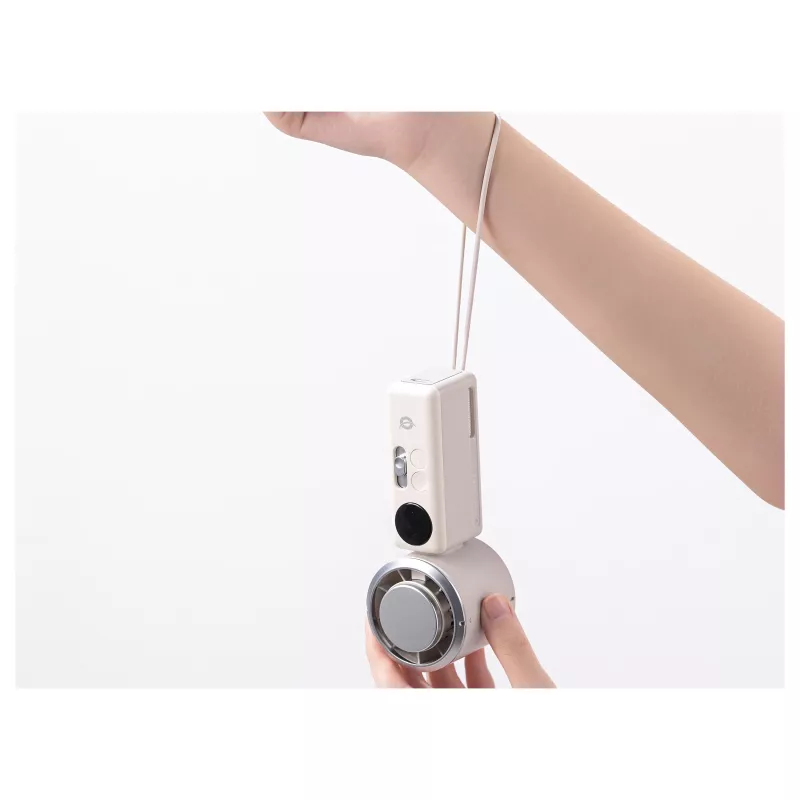 CONCEPTRONIC Turbo handventilator met koelplaat, crème
