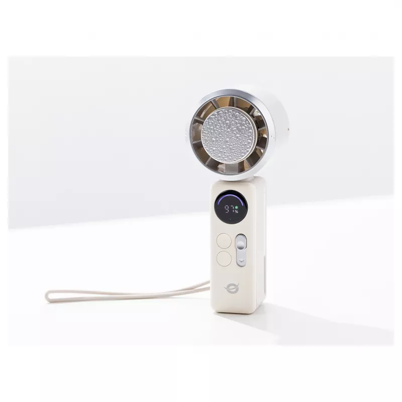 CONCEPTRONIC Turbo handventilator met koelplaat, crème