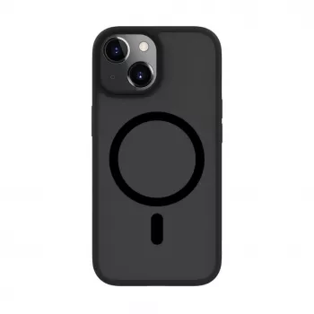 Connect Apple iPhone 15 hybride hoesje met magneet, PC+TPU, zwart