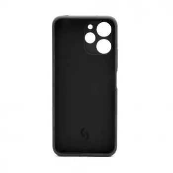Connect Xiaomi Redmi 12 / Redmi 12 5G premium soft touch siliconenhoesje zwart