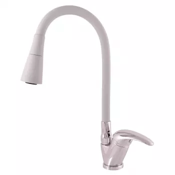 CONTIPRO DSA506.5/13S gootsteenmengkraan met draaibare uitloop, chroom