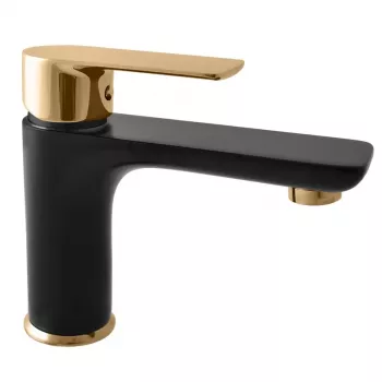 CONTIPRO DVT526 Wastafel-eengreepsmengkraan Mat Zwart/Goud