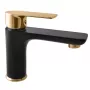 CONTIPRO DVT526 Wastafel-eengreepsmengkraan Mat Zwart/Goud