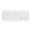 Contour ACTIVE KEY Hygiene Compact Ultraflat bedrade USB-toetsenbord zwart (AK-C7012F-UVS-W/FR)