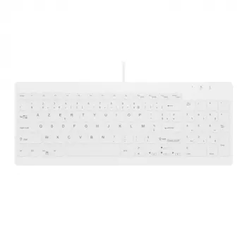 Contour ACTIVE KEY Hygiene Compact Ultraflat bedrade USB-toetsenbord zwart (AK-C7012F-UVS-W/FR)