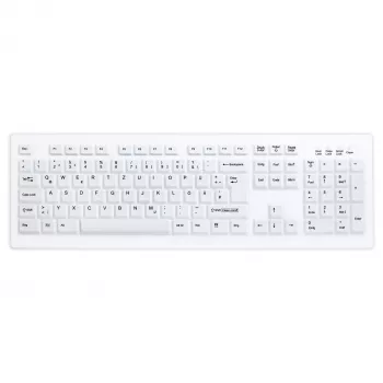 CONTOUR DESIGN Active Key AK-C8100 full-size draadloos toetsenbord (RF 2,4 GHz, membraan, wit, QWERTZ)