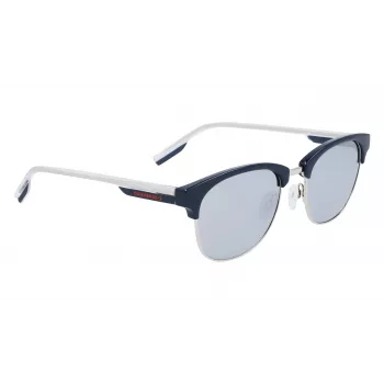 CONVERSE CV301SDSRUPT Heren vierkante Zonnebril, zwart acetaat montuur, grijze polycarbonaatglazen, 52 mm